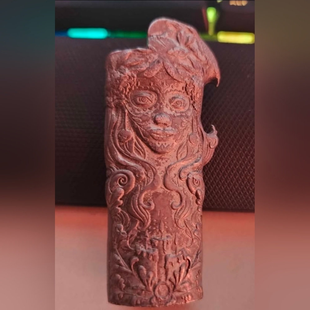 Day Of The Dead Lighter Holder